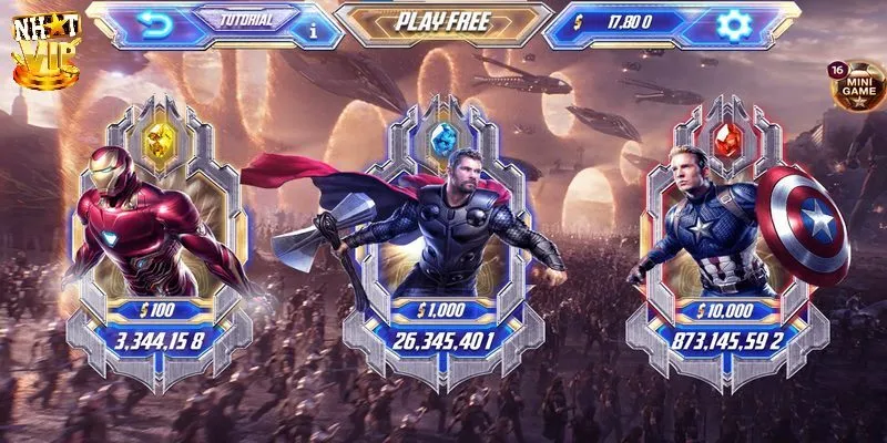 Nổ Hũ Avengers - Khám Phá Siêu Phẩm Quay Hũ “Hot” 2024 Tính năng Hero của Nổ hũ Avengers