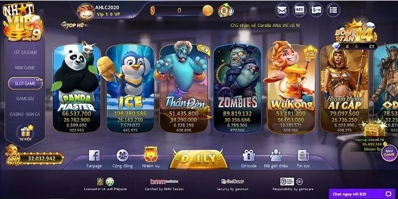 Hướng dẫn cách chơi game nổ hũ B29 