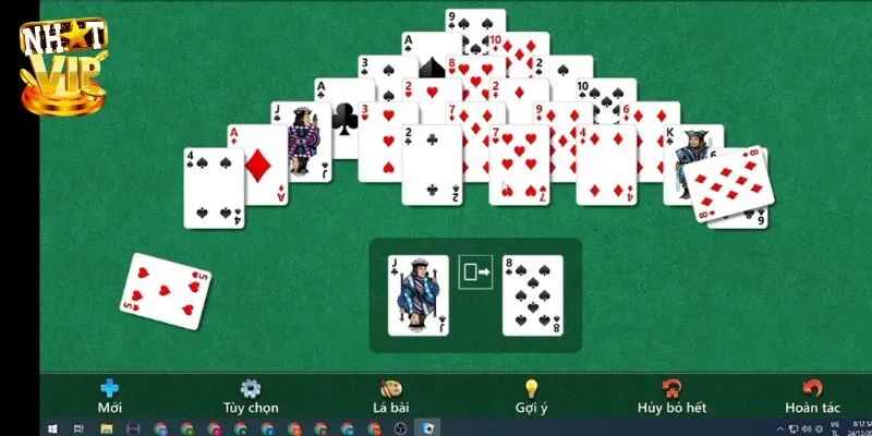 Game Bài Solitaire - Khám Phá Game Bài Thú Vị Cùng Nhatvip Mách bạn mẹo chơi Solitaire bất bại từ giới cao thủ